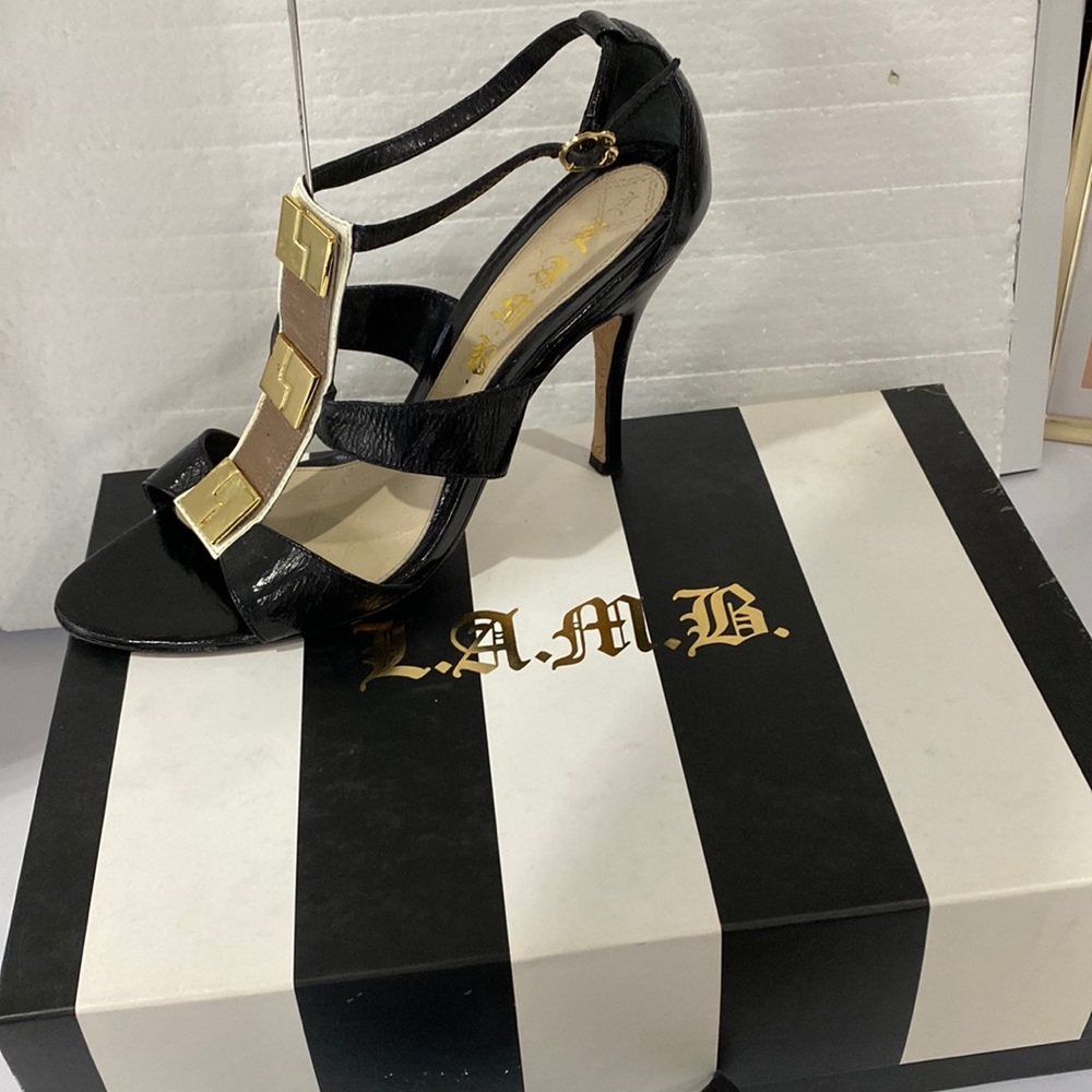 LAMB HIGH HEEL SANDLES